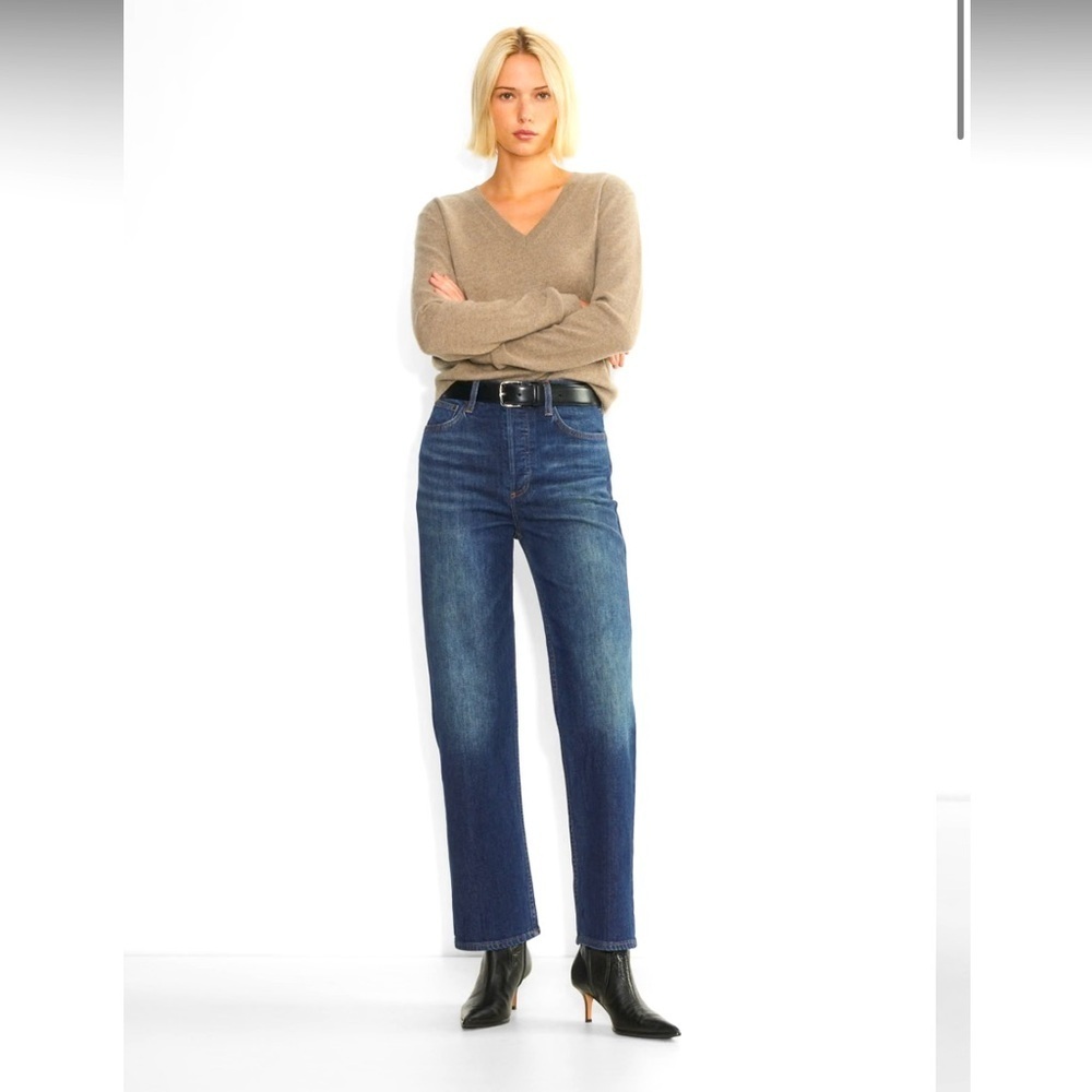 Denim Forum x Aritzia ARLO high rise straight jeans size 24